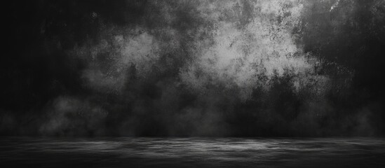 Poster - dark abstract texture with smoky patterns and subtle gradients for background use copy space