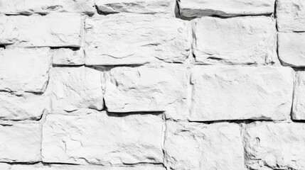 Aufkleber - Textured white plaster wall background with a rustic stone appearance ideal for design and architectural projects