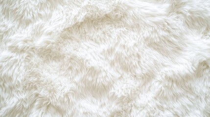 Aufkleber - Soft White Plush Fabric Texture Ideal for Cozy Backdrops and Textile Design Projects