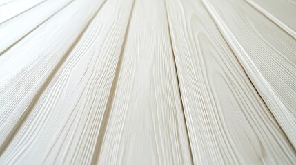 Aufkleber - Light Wooden Textured Background for Minimalistic Product Photography White Tabletop Surface with Subtle Grain Detail Ideal for Conceptual Displays