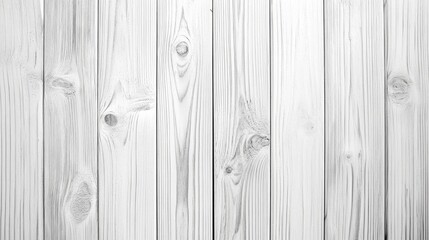 Aufkleber - Textured White Wooden Plank Table Surface with Grain Patterns in a Bright Neutral Setting Ideal for Backgrounds and Minimalist Designs