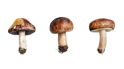 Poster - Autumn Forest Mushrooms for Vegetarian Dishes Generative AI