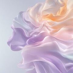 Poster - Swirling abstract dreamscape digital art soft textures ethereal environment artistic viewpoint dreamlike palette