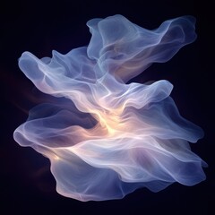 Poster - artistic dreamlike abstraction layers digital space abstract background surreal environment mystical