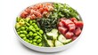 © Fidel - A vibrant bowl of poke bowl with diced sushi-grade tuna, avocado, cucumber