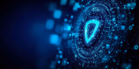 Technology abstract futuristic science background for internet business. Big data concept.