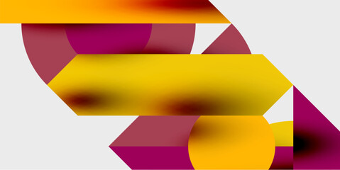 Wall Mural - Vibrant abstract background circles with smooth gradients, creating a dynamic and modern design. Ideal for creative, tech, or contemporary-themed projects