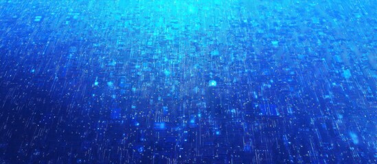 Poster - Abstract Digital Data Stream: A mesmerizing visualization of digital information flow, evoking a sense of technology and the vastness of cyberspace.