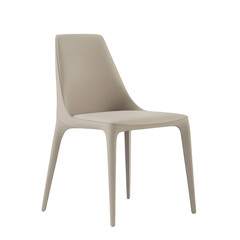 Poster - Clay-rendered study chair with clean edges, calming hues, and a sleek modern design. Positioned on a white backdrop with clear spacing.