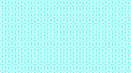 Circular shape vector background pattern design | Pattern design with geometric shape with circle, line, diamond, 3d object with cyan-white color | Seamless modern pattern background