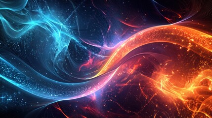Poster - Abstract Light Waves