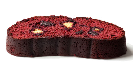 Poster - Slices of Rich Red Velvet Sponge Cake on Display Generative AI