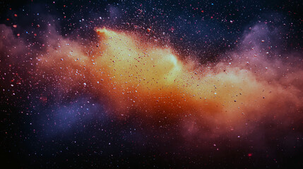 Wall Mural - Cosmic Nebula: A breathtaking journey through the vibrant colors and celestial wonders of the universe