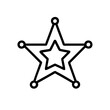 © Al Rafi - sheriff star icon design