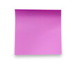 © PixMarket - Purple paper sticky note isolated on transparent background