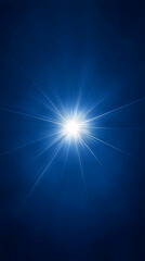 Wall Mural - Abstract Blue Burst Background Image