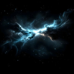 Wall Mural - cosmic nebula 3d illustration