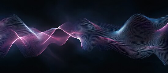 Poster - Abstract Digital Wave