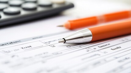Poster - Financial advisor discussing tax strategies with a business owner, using an electronic checklist and online tax filing tools to maximize savings and profits