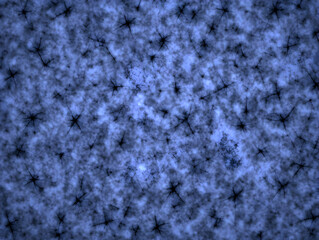 Sticker - Abstract Blue Background Shows Intricate Fractal Patterns Seamlessly Repeating with Elegant Symmetry.