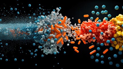 Poster - Destruction of hmpv virus in digital simulation laboratory environment 3d visualization of viral interactions and neutralization techniques for research purposes
