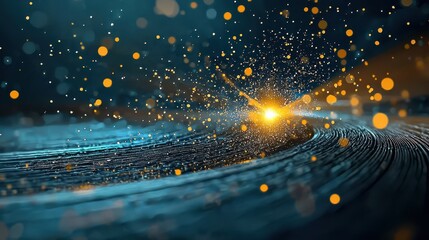 Aufkleber - Dynamic visualization of hmpv virus particles digital animation laboratory setting high-definition scientific exploration