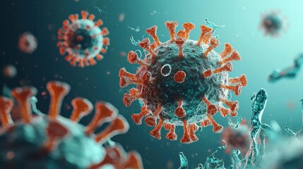 Aufkleber - Observation of hmpv virus colonies in a petri dish under uv light in a laboratory setting