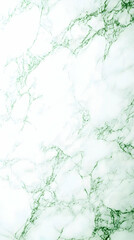 Wall Mural - Green and White Marble Texture Background for Elegant Designs