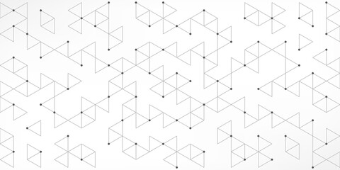 Leinwandbilder - Abstract background with a seamless geometric pattern of simple triangle shapes. Stylish texture