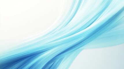 Poster - Blurred light blue gradient with smooth transitions, perfect for abstract or subtle designs, on solid white background.