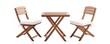 © Design@22 - Foldable bistro set with removable cushions for easy cleaning
