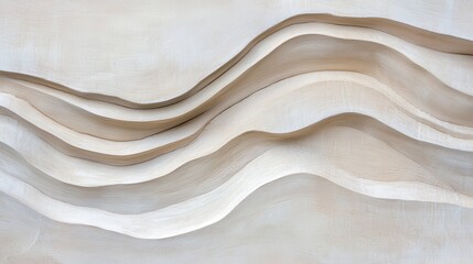 Poster - Fluid harmony in snowbombing art abstract landscape textured surfaces creative environment artistic perspective