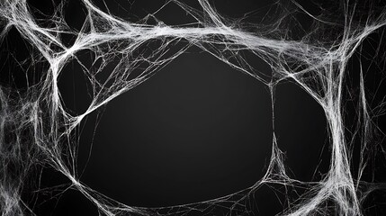 Intricate Spiderweb Design: A Dark and Mysterious Halloween Theme