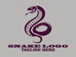 © Arnis - Dark purple cobra design with raised hood, suitable for printed materials vector illustration of snake containing poisonous snake Snake logo with Symbol of Strength, snake tattoo Tribal Design