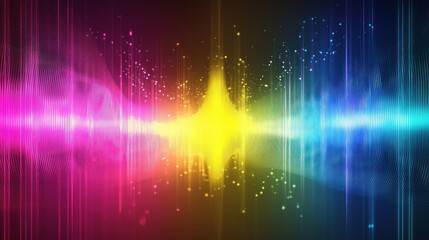 Poster - Vibrant Spectrum: A Symphony of Color and Light