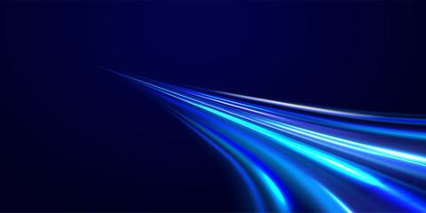 Wall Mural - png futuristic technological style. png abstract background with speed lines. neon color rays vector