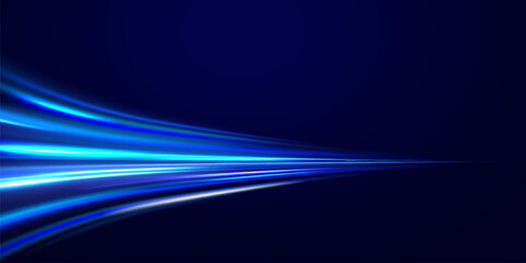 Wall Mural - png futuristic technological style. png abstract background with speed lines. neon color rays vector
