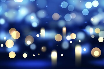 Poster - A high-tech atmosphere in the financial realm, awash with vibrant colors and bokeh lights, creates a lively backdrop that mirrors online finance and investment themes