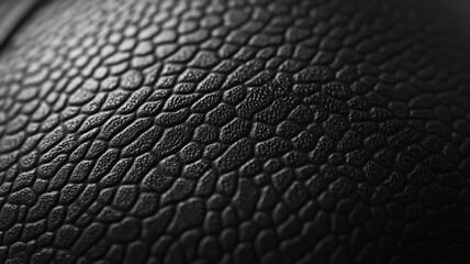 A Close-up of the texture on an black basketball