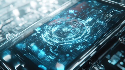Poster - Futuristic Interface