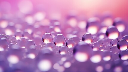 Poster - Abstract Purple Light with Blurred Water Droplets creating a Dreamy and Ethereal Atmosphere for Creative Projects and Backgrounds