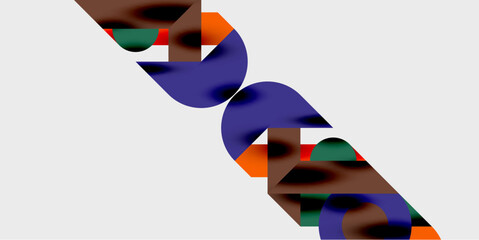 Poster - Vibrant abstract background circles with smooth gradients, creating a dynamic and modern design. Ideal for creative, tech, or contemporary-themed projects