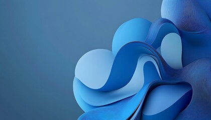 Poster - Minimal blue Abstract background with geometric graphic elements. Simple illustration background for presentation, banner, web. Minimalistic 3d texture.,


