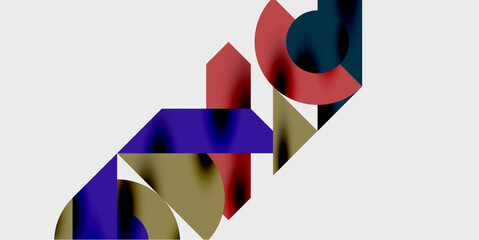 Wall Mural - Vibrant abstract background circles with smooth gradients, creating a dynamic and modern design. Ideal for creative, tech, or contemporary-themed projects