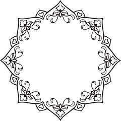  Beautiful flower art and mandala vector design