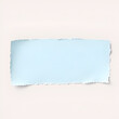 © Lauren - torn paper blue header isolated
