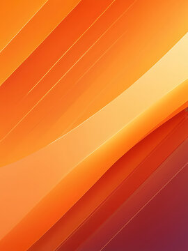 Gradation orange with lines bacground. photography, color image, horizontal, abstract, copy space, art, vibrant color, colors, creativity, design, ai
