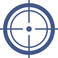 Poster - Crosshair symbol indicating focus, targeting, and achieving goals with precision and accuracy