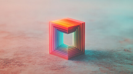 Leinwandbilder - red and blue blocks