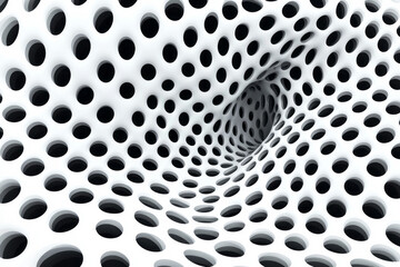 Leinwandbilder - A high-resolution image of a tessellated pattern that creates an optical illusion of movement and depth, emphasizing the intricate nature of cognitive processes,